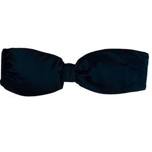 Size Lg Victoria Secret Black bow Bandeau Bikini